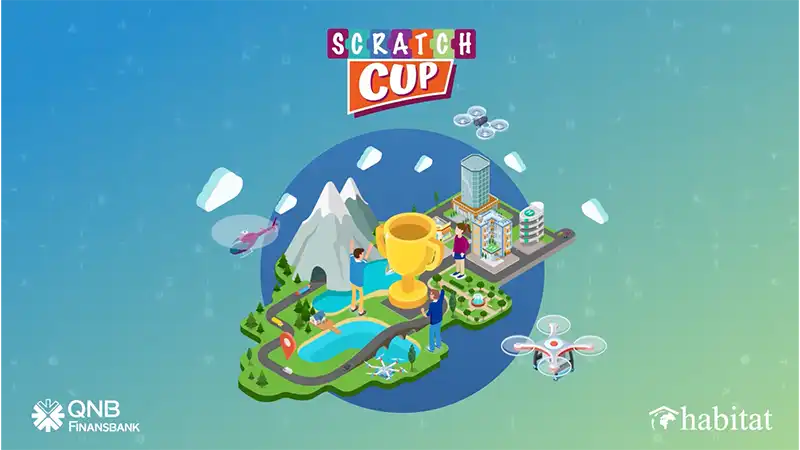 Minik Eller Scratch Cup 2020’de Benim Şehrim ile Kendi Şehirlerini Tasarladı